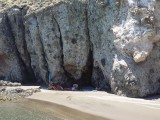 High rocks and caves