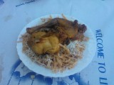 Κόκκορας κρασάτος με φλωμάρια - Chicken with traditional Flomaria pasta
