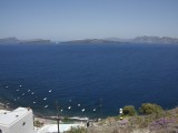 Caldera beach view from top