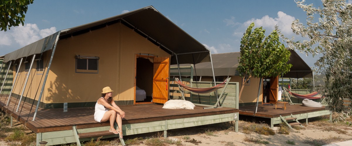 This it the Luxury Safari Tent we stayed at! Amazing!